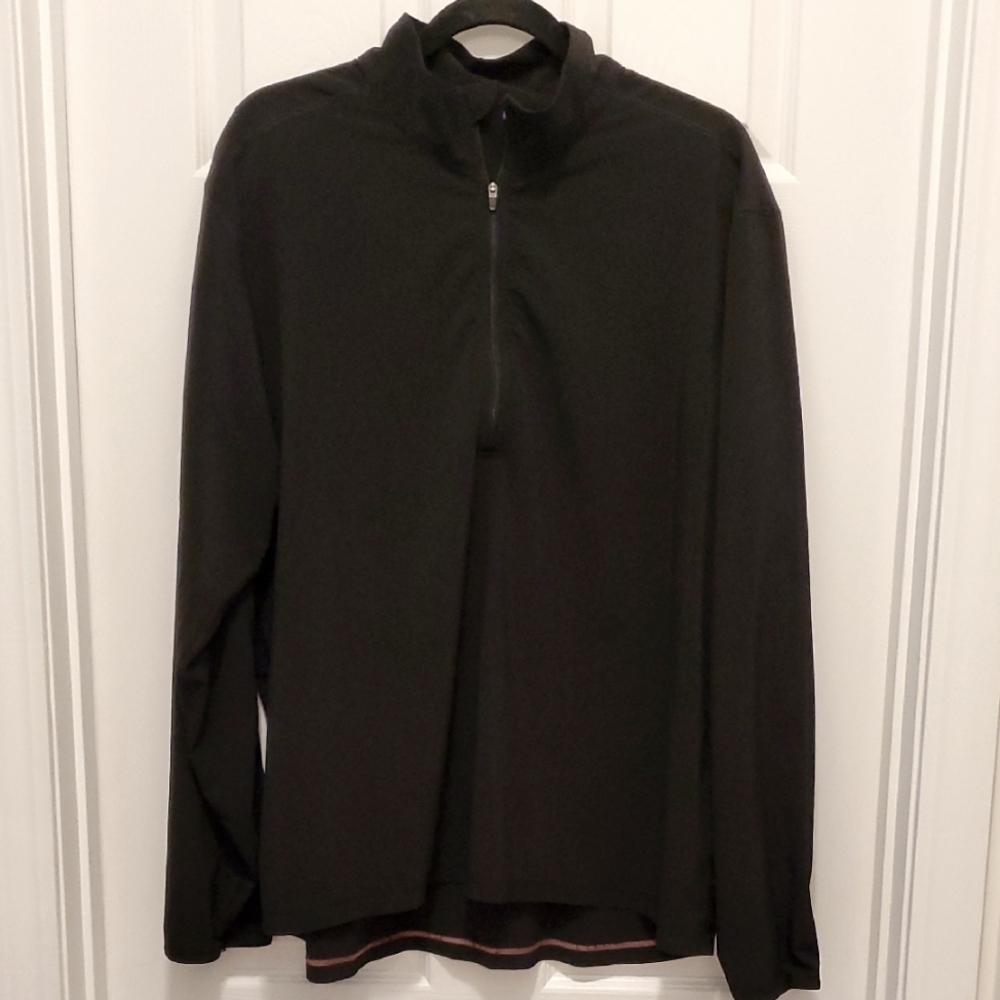 GAP Black Jacket 🌻 Quarter Zip  Athletic Fit Unisex